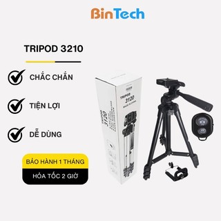 Gậy tripod 3120,gậy livestream chụp ảnh 3 chân kết hợp remote tương thích nhiều dòng máy - BINTECH