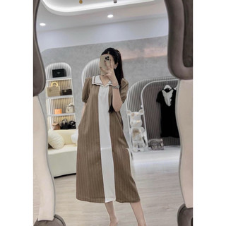 Váy xước kẻ sm