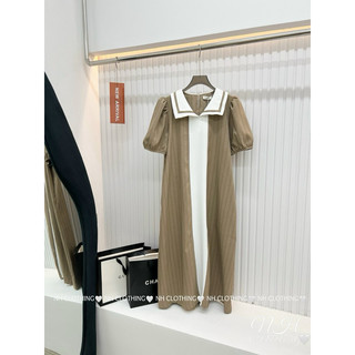 Váy xước kẻ sm