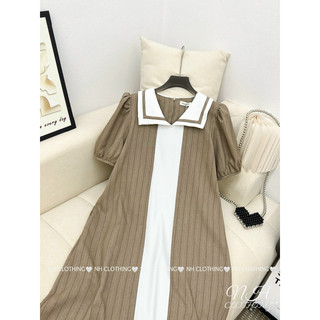 Váy xước kẻ sm