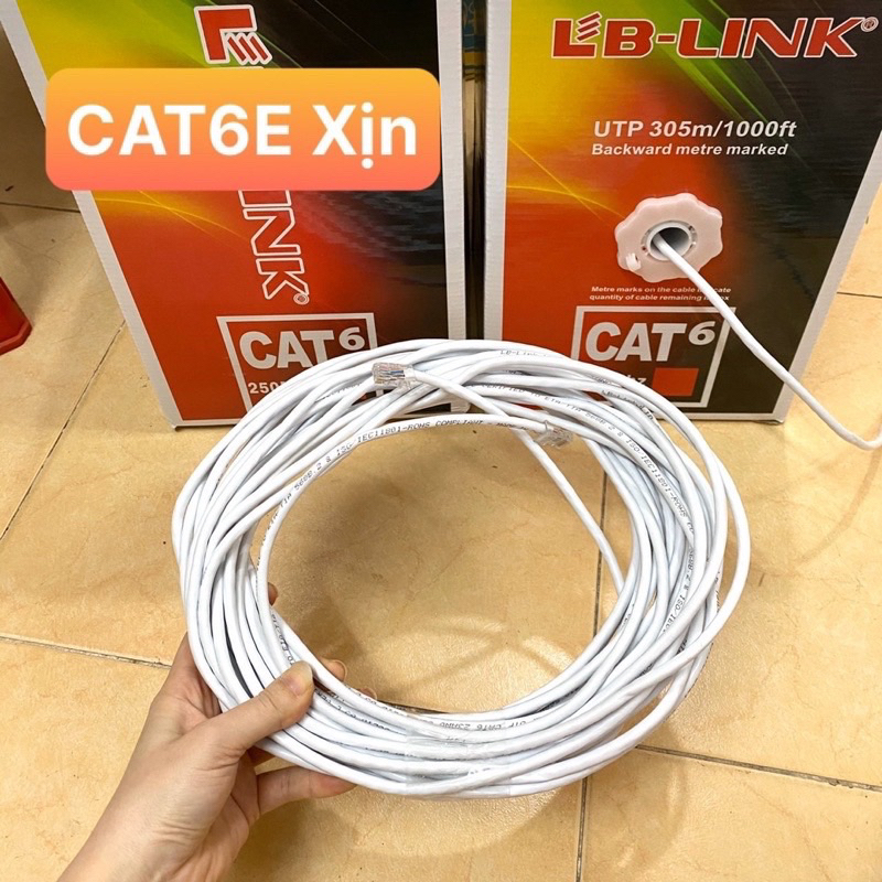 Dây Mạng Lan CAT6 Xịn ,Bấm sẵn 2 Đầu