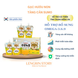 Gạc hươu non tăng cân sumo hỗ trợ tăng cân, cải thiện tình trạng biếng ăn cho trẻ - thùng 40 gói