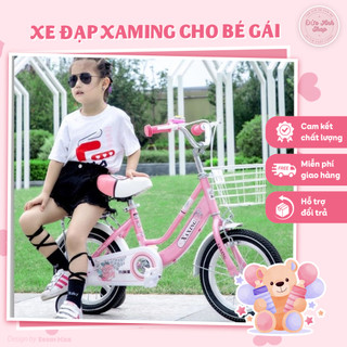 Xe đạp Mini , Xe đạp trẻ em XAMING cho bé gái từ 2 đến 10 tuổi ,hàng nguyên hộp chưa lắp ráp