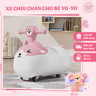 Xe chòi chân cho bé Yo-Yo đậu phộng , xe chòi chân trẻ em từ 1 đến 3 tuổi có nhạc mẫu mới nhất 2024