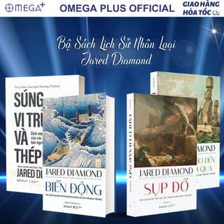 Lẻ/Combo 4 Sách Lịch Sử Nhân Loại: Sụp Đổ+ Súng, Vi Trùng và Thép+Thế Giới Cho Đến Ngày Hôm Qua+Biến Động- Jared Diamond