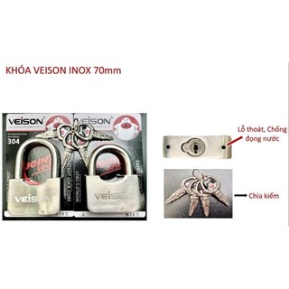 Khoá veison 7p (inox 304)