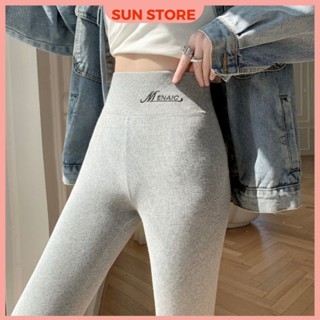Quần Legging thun tăm cạp cao ôm body giữ nhiệt mùa thu đông