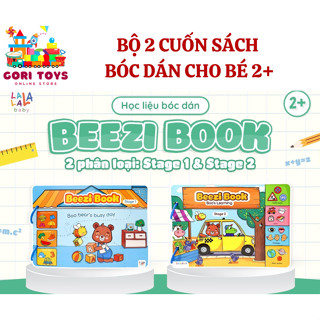 Học liệu bóc dán busy book cho bé Lalala baby nhiều chủ đề đa dạng song ngữ Anh Việt
