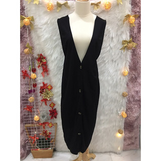 Đầm Yếm Dây Bản To 2 hand Nhật hiệu  HK WORKS LONDON- Size M L🌹