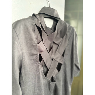 Áo Linen phối Lưng freesize new 95%