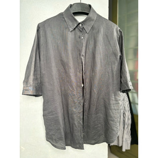 Áo Linen phối Lưng freesize new 95%