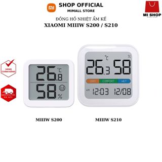 Đồng hồ nhiệt ẩm kế Xiaomi MIIIW S210 MW22S06 / S200 MWTH02, Mijia gen 2 LYWSD03MMC / gen 3 MJWSD05MMC - Bảo hành 3tháng