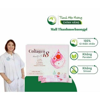 Collagen hoa hồng Thanh Mộc Hương Beauty’s 18 chống lão hóa da hộp 30 gói