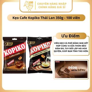 Kẹo cafe kopiko 100 viên thái lan thơm ngon ngọt dịu vị cafe giá tốt - hinohouse