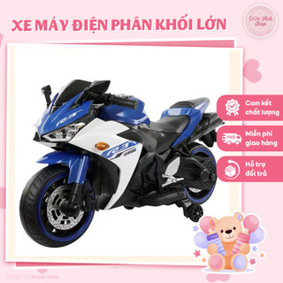 Xe máy điện trẻ em phân khối lớn R3 NinJa H2R cho bé từ 3 đến 6 tuổi tự lái tải trọng trên 50kg