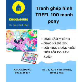 Tranh ghép hình TREFL 100 mảnh pony  nhập khẩu chính hãng Châu âu ( dành cho các bé trên 5 tuổi)