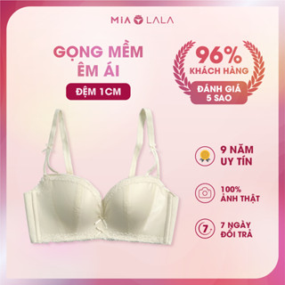 Áo ngực su gọng mềm êm ái đệm 1cm nâng đẩy nhẹ nhàng Mialala 3904 FAL04073904