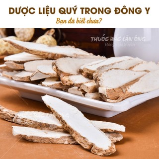 Bạch chỉ 100g, khô, thái lát mỏng, trắng, thơm, không tẩy trắng - Lãn Ông