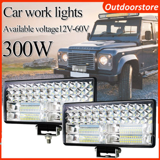 HCM 12H Xe Tải Đèn LED 12V 24V Đảo Chiều Ô Tô Kỹ Thuật Đèn Xe Nâng Đèn Pha Siêu Sáng Sửa Đổi Sương Mù Ánh Sáng Mạnh