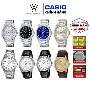 Đồng Hồ Nam MTP-1183 Lịch Lãm Sang Trọng Mặt Kính Khoáng Tròn 38.5mm Chống Nước Vỏ Kim Loại Chính Hãng Casio
