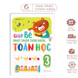 Sách: Giúp Bé Phát Triển Tiềm Năng Toán Học 3 Tuổi