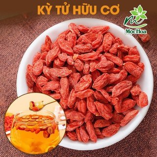 Kỳ tử đỏ hữu cơ hàng chọn loại quả to - mộc, sấy khô, không chất bảo quản
