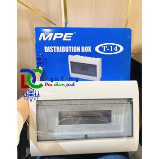 Tủ điện âm tường chứa MCB T14 lắp quán Cafe - Phụ kiện điện MPE chính hãng