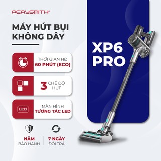 PerySmith XP6Pro Máy Hút Bụi Cầm Tay Không Dây Thông Minh Gọn Nhẹ Nhiều Đầu Hút Lực Hút Mạnh 32000Pa