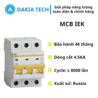 MCB IEK Karat VA49-27  3P 10A 4.5kA Type C