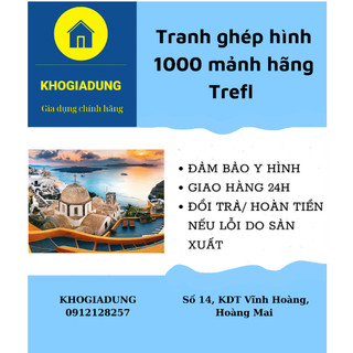 [ CÓ SẴN]Tranh ghép hình 1000 mảnh hãng Trefl chính hãng