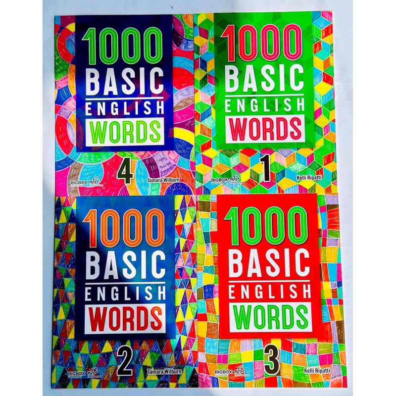 Sách-1000 basic english world bộ 4 cuốn nhập-Greengable Bookstore
