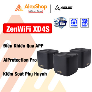 Router wifi 6 asus zenwifi xd4, wifi ai mesh, chuẩn ax1800