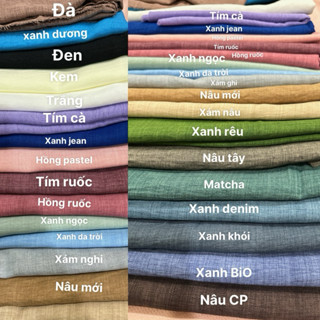 [ VẢI NAKI ] Vải Đũi Vân Mây co giãn nhẹ  mềm mịn mát ( chất vải đẹp)