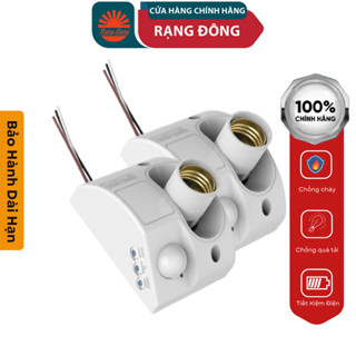 Đui Đèn Cảm Biến Rạng Đông Đui Cảm Biến Chuyển Động Và Cảm Biến Sáng ĐCB01.PIR E27
