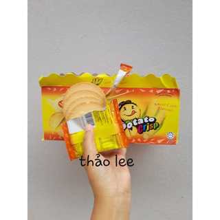 Bánh khoai tây vị bắp mặn ngọt Win2 600g đã bóc seal túi bóng bên ngoài hsd 19.04.2025