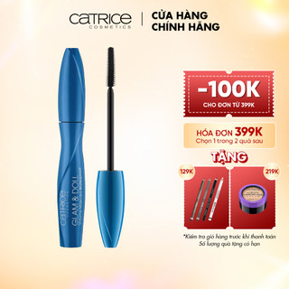Mascara chống nước Catrice Glam & Doll Volume Mascara Waterproof làm dài và dày mi 9,5ml