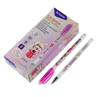 [MUA SỈ GIẢM 10%] Bút Gel xóa Thiên Long Mazzic GelE01 nét bút 0.5mm (Tím) (1 cây)