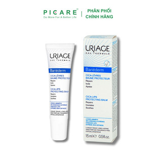 Kem dưỡng môi giảm nứt nẻ Uriage Bariederm Cica - Levres Baume Protecteur 15ml
