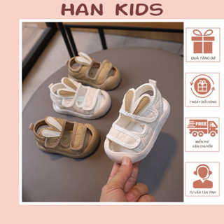 Giày dép trẻ em, giày tập đi tai thỏ đế êm chống trơn trượt cho bé trai bé gái