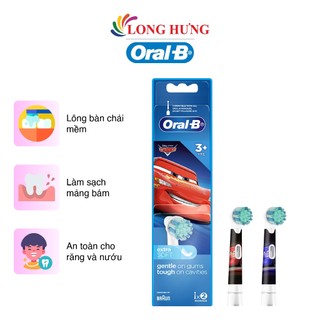 Đầu bàn chải thay thế bàn chải điện trẻ em Oral-B Disney Cars Extra Soft EB10s - Hàng chính hãng