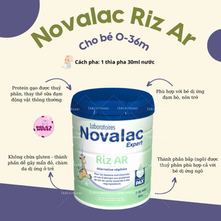 SỮA NOVALAC RIZ AR 800G