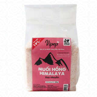 Vipep - muối hồng xay nhuyễn, himalayan pink salt, fine