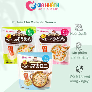 Mì somen, udon, nui wakodo cho bé ăn dặm
