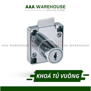 Khoá Tủ Vuông ZUB cao cấp - Ổ khoá tủ dạng vuông kèm bộ 2 chìa