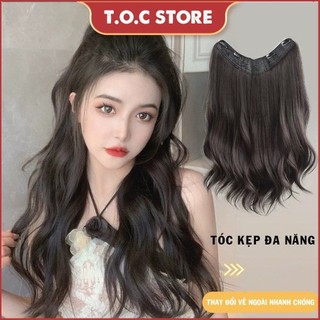Tóc Kẹp Dải Xoăn Sóng Tiện Dụng, Tóc Kẹp Làm Phồng Tóc