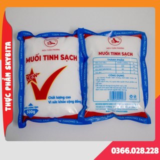 Muối trắng, muối tinh sạch 500gr