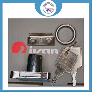 Ổ khóa tủ vuông ivan - khóa tủ gỗ, inox, nhôm