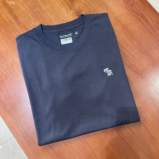 Áo thun nam Abercrombie Tonal xám đen