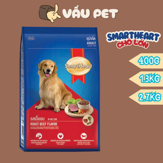 Thức ăn cho chó Smartheart Adult 400g - Hạt cho chó lớn vị bò Vẩu Pet Shop