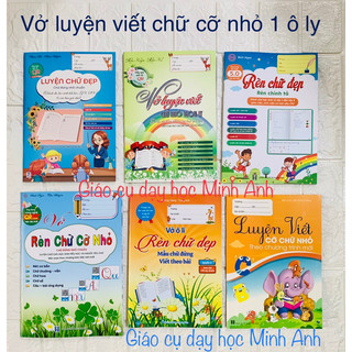  Vở ô ly luyện viết đẹp chữ cỡ nhỏ 1 ô nhiều mẫu 